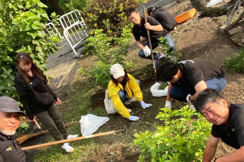 富岡製糸場清掃活動